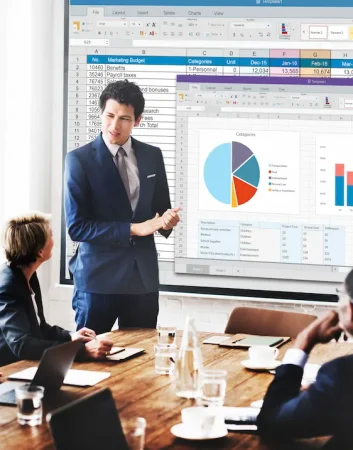 spreadsheet-document-financal-report-concept